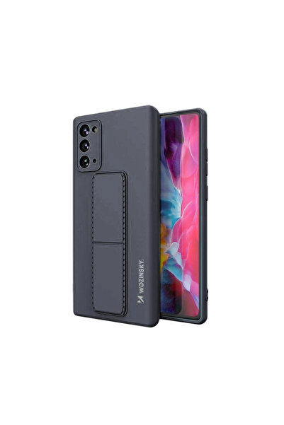 WOZINSKY Husă din silicon cu suport pentru Samsung Galaxy Note 20, Albastru m...