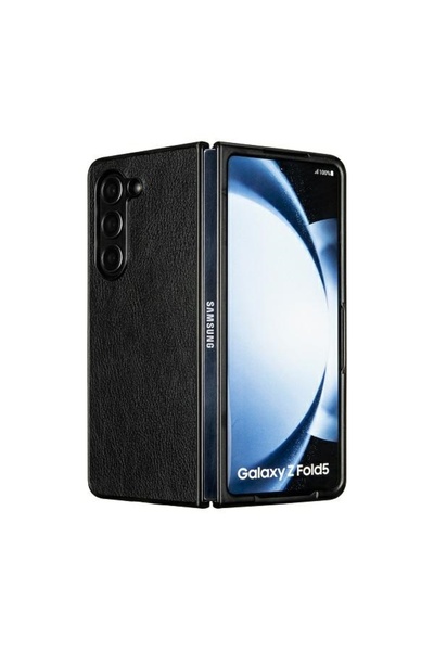 Beline Husă din piele pentru Samsung Z Fold 6, negru