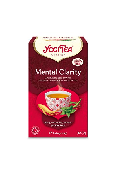 Yogi Tea Βιολογικό Τσάι για Ψυχική Διαύγεια, 17 φακελάκια των 1.9γρ., 32.3γρ.