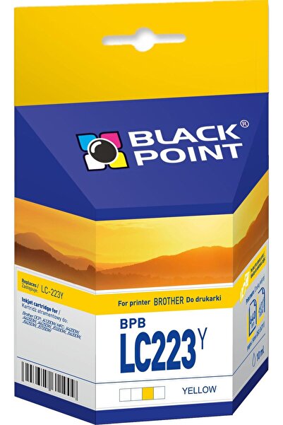 Black Point Ink Cartridge BPBLC223Y Replacement for Brother LC223Y