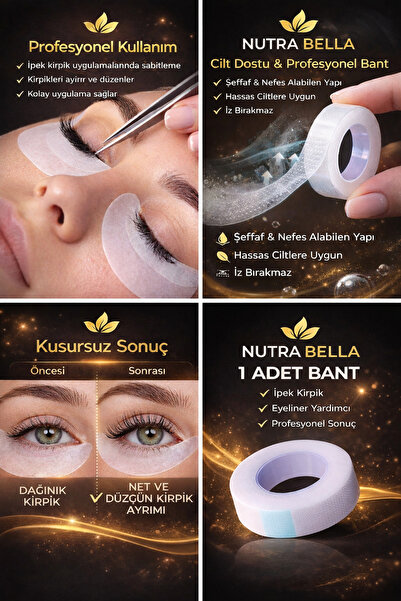 NutraBella Profosyonel kullanımı için görünmez yapışkan bant nefes alabilir g...