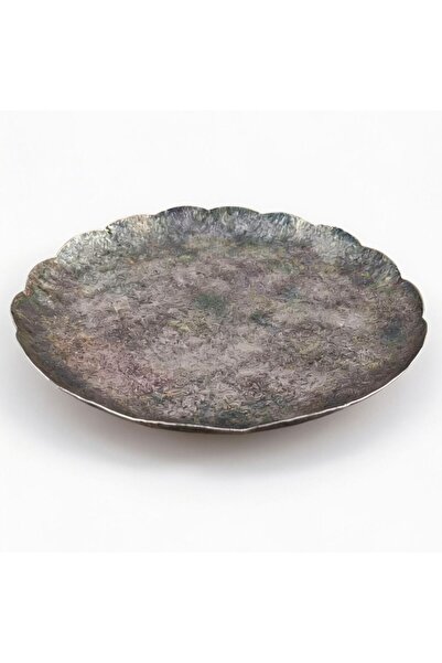 Generic Mirabella Metal Tray 35X35X6 cm -Gold