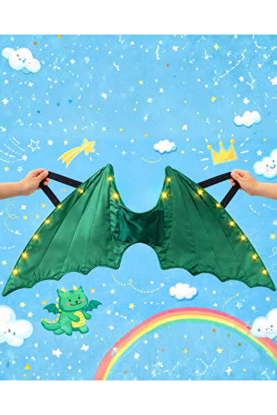 fustite cu luminite Φτερά Δράκου, Δεινόσαυρος με Φώτα για Παιδιά