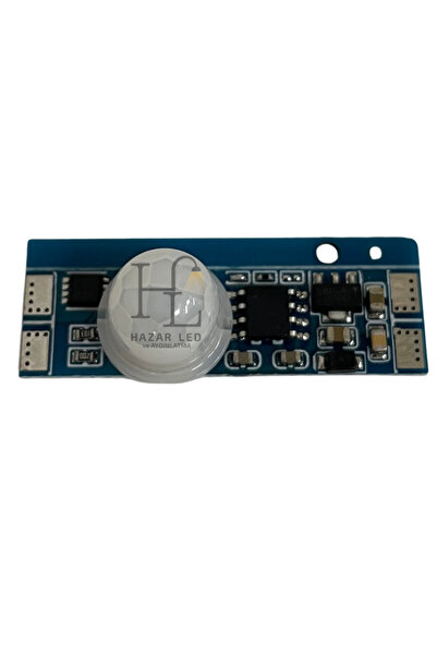 Hazar Led 12-24 Volt Kızılötesi Pır Hareket Sensörü Dedektörü Dolap Sensörü M...