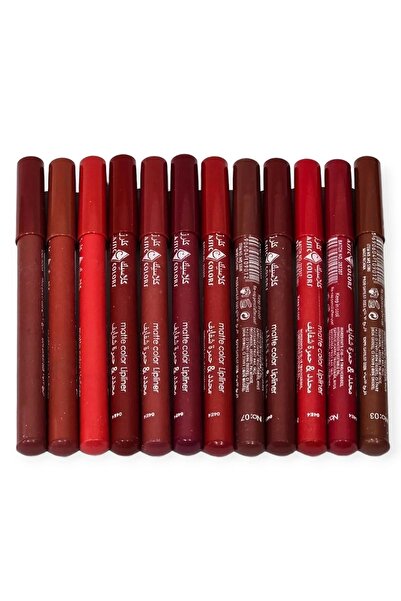CLASSIC COLORS محددات شفايف عريض 12 لون