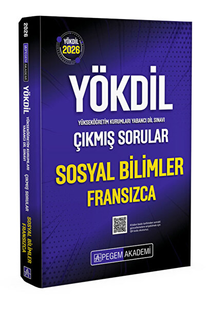 Pegem Akademi Yayıncılık 2026 YÖKDİL Sosyal Bilimler Fransızca Çıkmış Sorular