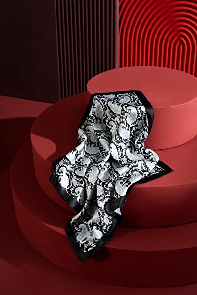 JAWEL Γυναικείο σάλι με σχέδιο 55*55 εκ. Μπαντάνα & Φουλάρι