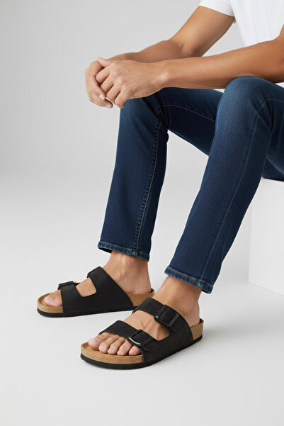 Twigy Ανδρικές παντόφλες με άνετη ορθοπεδική σόλα και αγκράφα