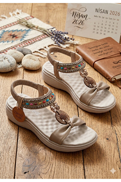 Deniz Terlik Γυναικεία Stoned Daily Stylish Σανδάλια | Γυναικεία Ορθοπεδικά Σ...