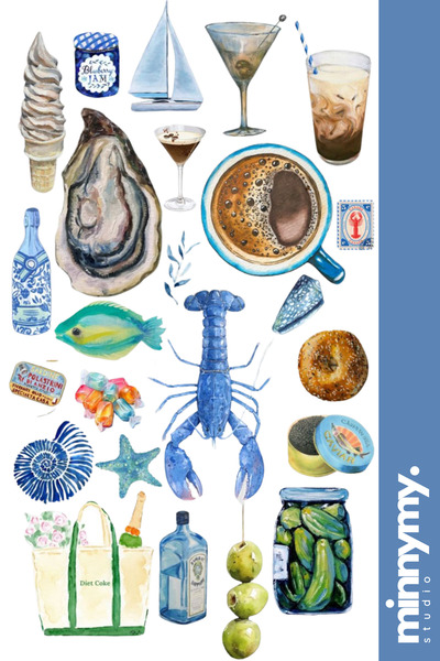 Minnymy Greece Collection Sticker, Çıkartma, Ajanda, Günlük, Planlayıcı, Bull...