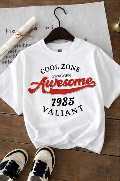 BENROMA تي شيرت مطبوع رائع للأطفال من الجنسين 5GH5