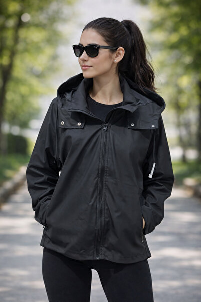 OEM Αδιάβροχο Μπουφάν - Μαύρο, L