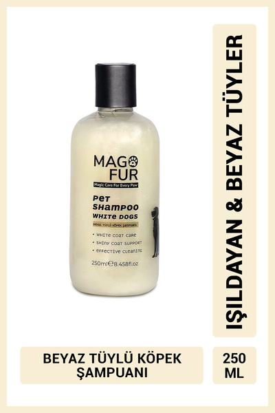 Beyaz Tüylü Köpek Şampuanı - 250 ml