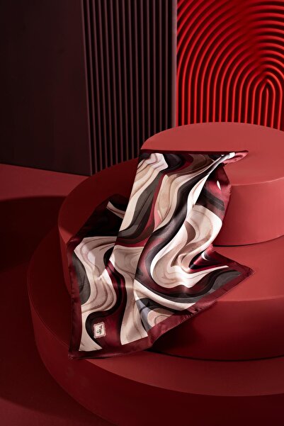 JAWEL Women's Wave Pattern 55*55 cm Bandana & Scarf