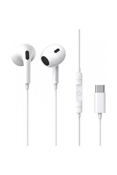 Baseus Ενσύρματα ακουστικά ψείρες, Baseus, USB-C, Μικρόφωνο, Στερεοφωνικά, Λευκά