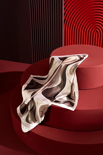 JAWEL Women's Wave Pattern 55*55 cm Bandana & Scarf