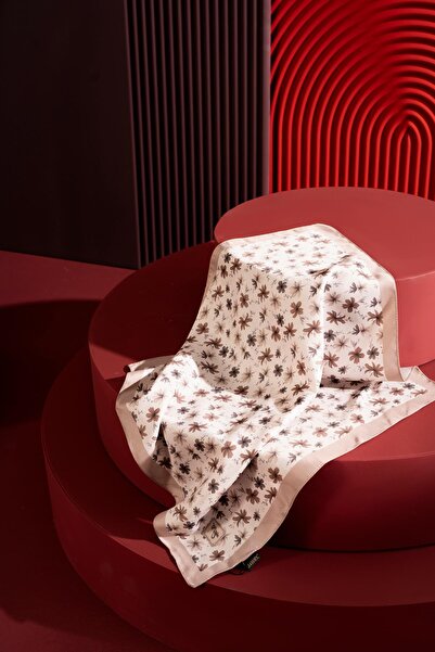 JAWEL Kadın Çiçek Desenli 55*55 cm Bandana & Fular