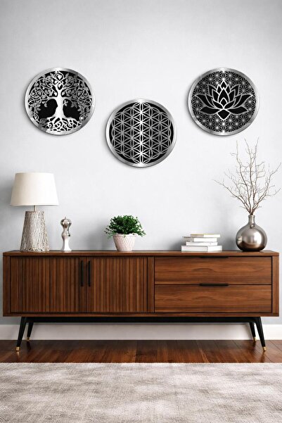 Adil Tasarım Atölyesi Tree of Life Flower of Life Lotus Flower Meaningful Ple...