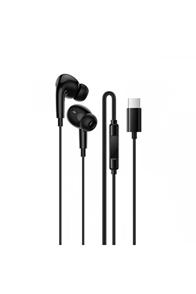 Borofone Casti in-ear cu fir, Borofone, USB-C, Microfon, Stereo, Black