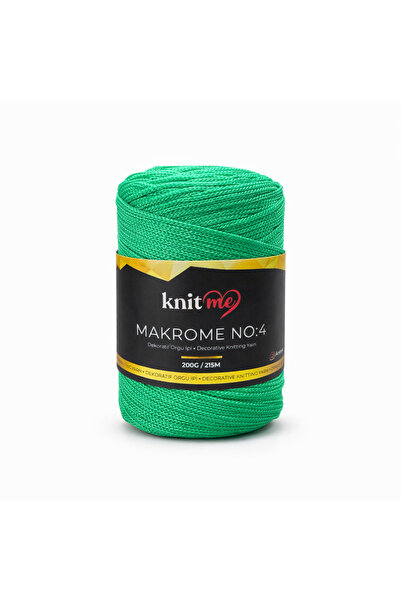 knitme رقم: 4 بوليستر مكراميك 200 جرام 215 متر
