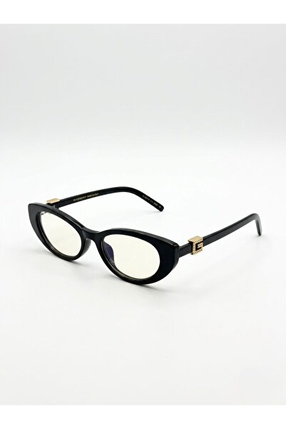 Goldmine Women's Blueblock Goldmine's Oval Blue Light Protection Glasses Black