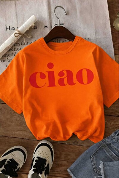 DM DOLCE MORE Παιδικό μπλουζάκι unisex με στάμπα Ciao 5GH6