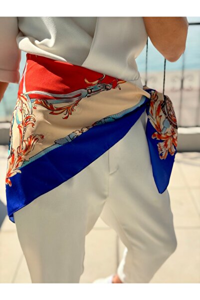 who knows ¿ Patterned Scarf Foulard Women's Clothing Accessory 100X100Cm