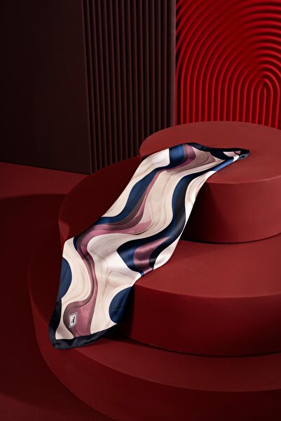 JAWEL Women's Wave Pattern 55*55 cm Bandana & Scarf