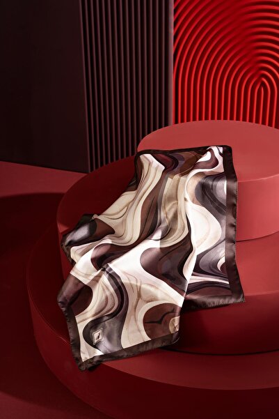 JAWEL Women's Wave Pattern 55*55 cm Bandana & Scarf