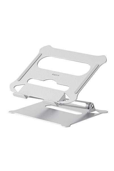 OEM Βάση λάπτοπ, Havit, Ρυθμιζόμενη, Ασημί