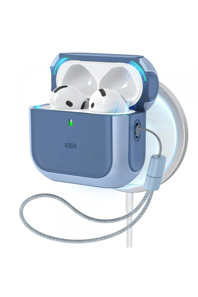 Stef's Cat ESR Orbit Υβριδική Θήκη για Apple AirPods 4, Μπλε