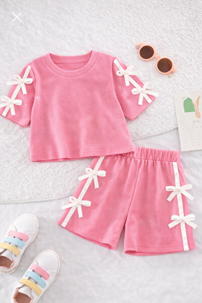 Machetta Παιδικό Νέο Σετ Καλοκαιρινό Σορτς-Μπλουζάκι με Φιόγκο