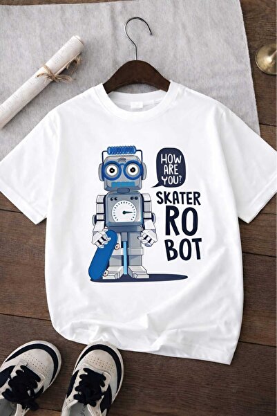 E-ROMA ΡΟΜΠΟΤ ΠΩΣ ΕΙΣΑΙ ΤΟΥΣ; ΠΑΙΔΙΚΟ ΜΠΛΟΥΖΑΚΙ ΟΥΝΙΣΕΞ ΜΕ ΣΤΑΜΠΑ 5GH1