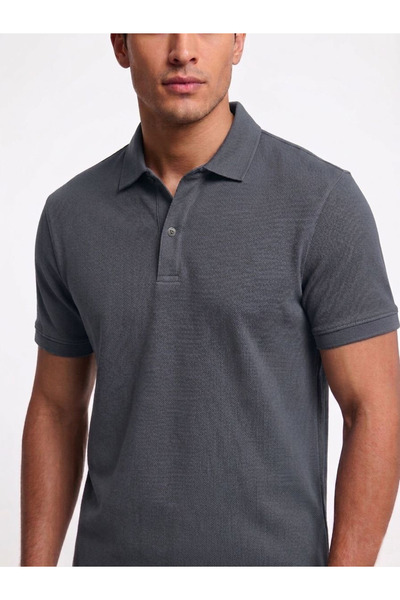ORLEAN GREY PİKE POLO YAKA TSHİRT