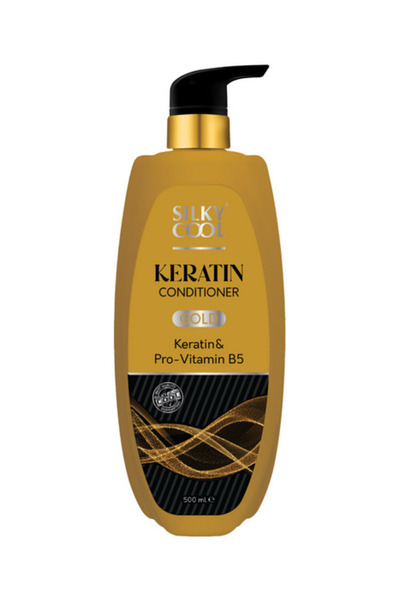 Silky Cool Keratin & Pro-Vitamin B5 Conditioner with Coconut Oil, Argan Oil &...