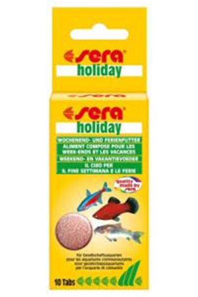 SERA Holiday Tabs Nature Tatil Yemi 10 Tablet Orjinal Kutusunda Skt: 04/2028