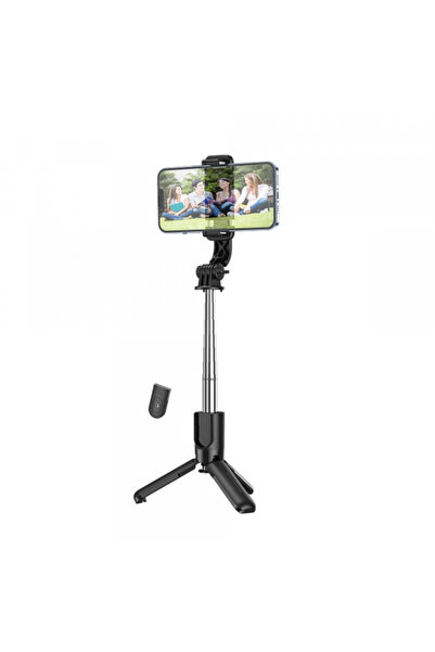 OEM Selfie stick pentru telefon, HOCO, Bluetooth Remote, Black