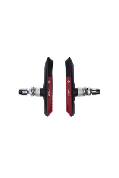 WMX Saboti frana Leoshi V-Brake imbus, lungime 70mm, culoare negru/rosu