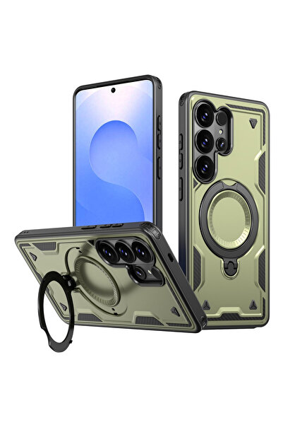 VERTEK Υβριδική Θωρακισμένη Θήκη MagRing Πολλαπλών Γωνιών για Samsung Galaxy ...