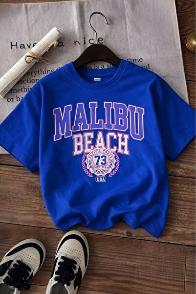 DM DOLCE MORE Παιδικό μπλουζάκι Unisex με στάμπα Μαλιμπού Μπιτς 6GH3