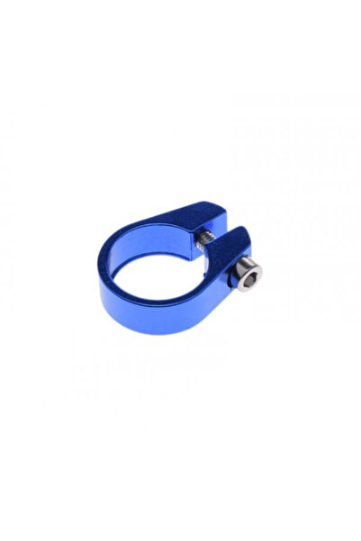 WMX Colier tija sa, prindere surub, 28.6mm, culoare albastru, din aluminiu