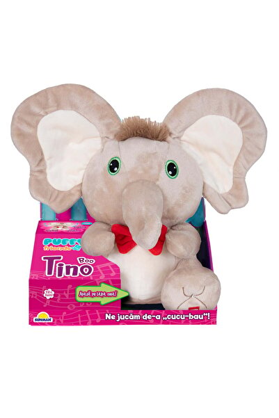 Puffy Friends Jucarie de plus interactiva Puffy Friends, Tino Boo Elefantel, Bej