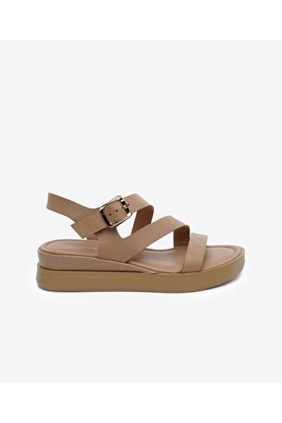 Greyder Kadın Vizon Hakiki Deri Sandalet 6Y2CS59265