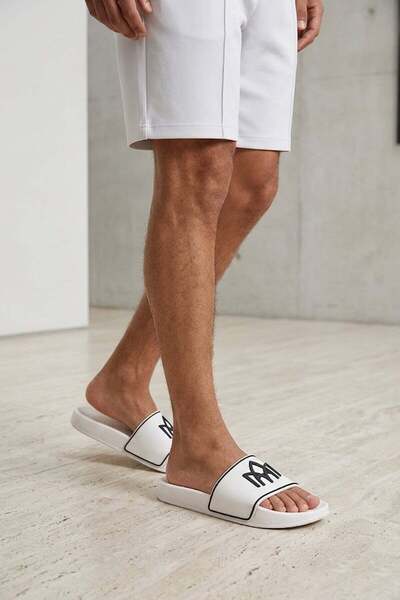 EA Sports Elit MYSSS264-011 Ανδρικές φλατ παντόφλες λευκές