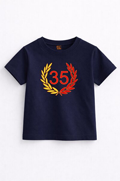 Rabona Fashion 35 Minimal – Tricou pentru copii cu imprimeu ghirlandă din ser...