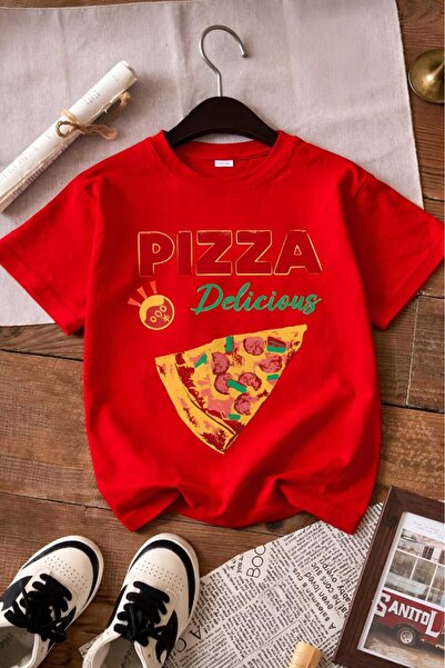 DM DOLCE MORE ΠΙΤΖΑ ΤΥΠΩΜΕΝΟ ΠΑΙΔΙΚΟ ΜΠΛΟΥΖΑΚΙ UNISEX 7GH1