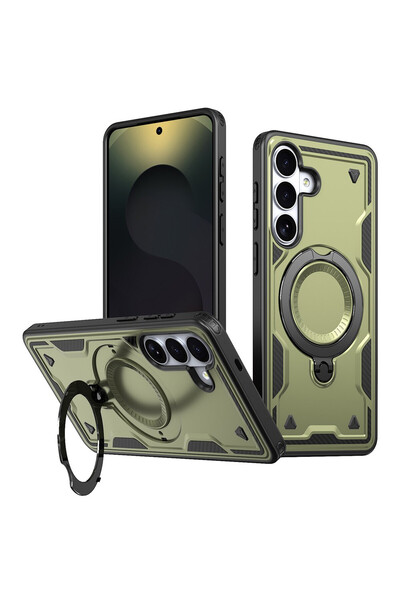 VERTEK Υβριδική Θωρακισμένη Θήκη MagRing Πολλαπλών Γωνιών για Samsung Galaxy ...