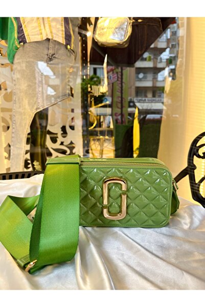 KRISTE BELL Liora Luxe Yeşil Kapitone Çapraz Askılı Günlük Spor Çanta