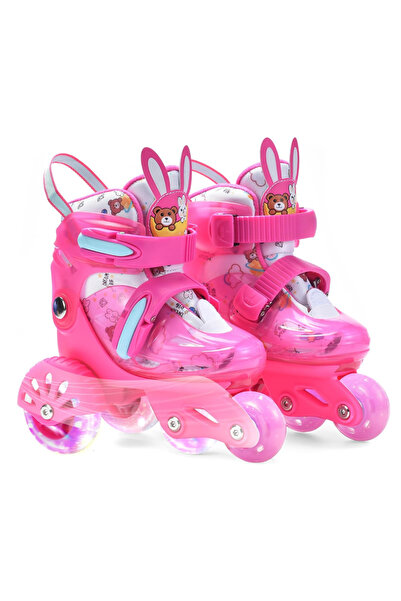 GHEMOTOC Ρυθμιζόμενα παιδικά πατίνια, 4 ρόδες σιλικόνης, ρουλεμάν ABEC-7, μέγ...