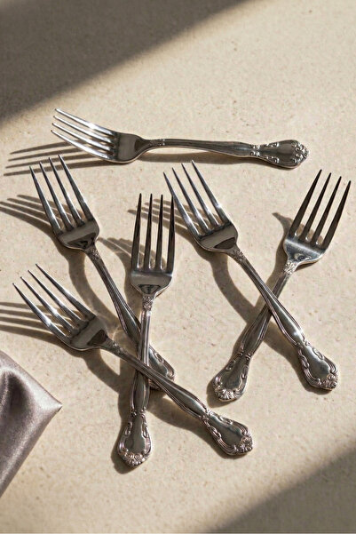 Perotti Royal 6-Piece Stainless Steel Dessert Fork Set